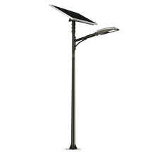 Load image into Gallery viewer, LED Solar Street Light Set 40W w/ 90W Solar Panel, 6000K 5,200LM, 120V - 277V, IP67, 44AH Battery Capacity, Solar Power LED Street Lighting - LEDMyPlace