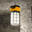 Load image into Gallery viewer, LED Temporary Work Lights with Cage, 100W 5000K, Plug and Play, Linkable, 12000LM, IP64, Portable Hanging Lighting for Construction Jobsite - LEDMyPlace