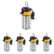 Load image into Gallery viewer, LED Temporary Work Lights with Cage, 150W 5000K 18000LM Plug and Play, Linkable, Jobsite Lighting, IP64, Portable Hanging Work Construction Light - LEDMyPlace