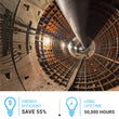Load image into Gallery viewer, LED Temporary Work Lights with Cage, 150W 5000K 18000LM Plug and Play, Linkable, Jobsite Lighting, IP64, Portable Hanging Work Construction Light - LEDMyPlace