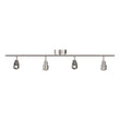 Load image into Gallery viewer, LED Track Lighting, Brushed Nickel Finish, Dimmable, 3000K, Flush Mount Spotlight Ceiling, Directional Ceiling Light for Dining Room, Bedroom, Office - LEDMyPlace