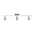 Load image into Gallery viewer, LED Track Lighting, Brushed Nickel Finish, Dimmable, 3000K, Flush Mount Spotlight Ceiling, Directional Ceiling Light for Dining Room, Bedroom, Office - LEDMyPlace