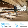 Load image into Gallery viewer, LED Track Lighting, Brushed Nickel Finish, Dimmable, 3000K, Flush Mount Spotlight Ceiling, Directional Ceiling Light for Dining Room, Bedroom, Office - LEDMyPlace