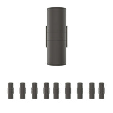 Load image into Gallery viewer, LED Up &amp; Down Lights Outdoor, Cylinder, 12WX2, AC100 - 277V, 80 - 90 Lm/W, IP65, Light Bronze Finish, Double Side - LEDMyPlace