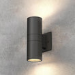 Load image into Gallery viewer, LED Up &amp; Down Lights Outdoor, Cylinder, 12WX2, AC100 - 277V, 80 - 90 Lm/W, IP65, Light Bronze Finish, Double Side - LEDMyPlace