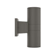 Load image into Gallery viewer, LED Up &amp; Down Lights Outdoor, Cylinder, 12WX2, AC100 - 277V, 80 - 90 Lm/W, IP65, Light Bronze Finish, Double Side - LEDMyPlace