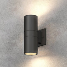 Load image into Gallery viewer, LED Up &amp; Down Lights Outdoor, Cylinder, 12WX2, AC100 - 277V, 80 - 90 Lm/W, IP65, Light Bronze Finish, Double Side - LEDMyPlace