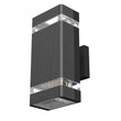 Load image into Gallery viewer, LED Up &amp; Down Wall Lights Outdoor, Square, 2x6W, AC100 - 277V, Waterproof Wall Sconce in 2 Lights, ETL - Listed, 80 - 90 Lumens/W - LEDMyPlace