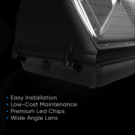 LED Wall Pack Light without Photocell 80W 5700K Forward Throw, IP65 Wa ...