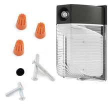 Load image into Gallery viewer, LED Wall Pack Lights with Dusk - to - Dawn Photocell, 13W/18W/26W Wattage Adjustable, 3000K/4000K/5700K CCT Changeable, IP65 Waterproof Outdoor Wall Light Fixture, Commercial Security Lighting - LEDMyPlace