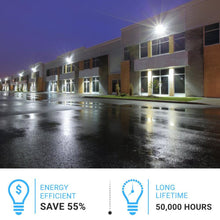 Load image into Gallery viewer, LED Wall Pack Lights with Dusk - to - Dawn Photocell, 13W/18W/26W Wattage Adjustable, 3000K/4000K/5700K CCT Changeable, IP65 Waterproof Outdoor Wall Light Fixture, Commercial Security Lighting - LEDMyPlace