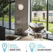 Load image into Gallery viewer, LED Wall Sconce Light, 14W, 3000K (Warm white), 558LM, Industrial Design, Dimmable, Diameter 6.2 inch - LEDMyPlace