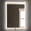 Load image into Gallery viewer, Frontlit/Backlit LED Lighted Bathroom Vanity Mirror with Frame, Anti-Fog, Touch Button, CRI 90+, Adjustable CCT &amp; Memory, Magnum Style