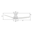 Load image into Gallery viewer, Leon 44 inch 3 - Blade Ceiling Fan with Remote Control - LEDMyPlace