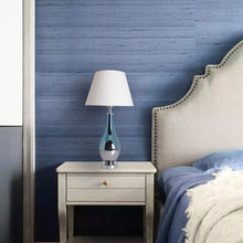 Load image into Gallery viewer, Lola Ombre Droplet Glass Best Table Lamp 28" - Blue Chrome Ombre/Crème - LEDMyPlace