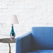Load image into Gallery viewer, Lola Ombre Droplet Glass Best Table Lamp 28" - Blue Chrome Ombre/Crème - LEDMyPlace