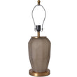 Load image into Gallery viewer, Lola Sculpted Glass Best Table Lamp 23" - Spiced Apricot/Chocolate Brown - LEDMyPlace