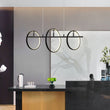 Load image into Gallery viewer, Lucca Circular 3 - Light Adjustable Direction Best LED Pendant Light - Matte Black - LEDMyPlace
