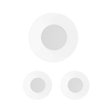Load image into Gallery viewer, Magnetic LED Puck Lights, CRI90, 3 - Piece Kit With 12V Adaptor &amp; Touch Dimmer, 2.2W Each, 450 LM, Under Counter Lighting for Kitchen Desk Closet, White (Changeable Trim - Sold Separately) - LEDMyPlace