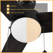 Load image into Gallery viewer, MALTA 52 inch 3 - Blade Ceiling Fan with LED Light &amp; Pull Chain - LEDMyPlace