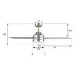 Load image into Gallery viewer, MALTA 52 inch 4 - Blade Ceiling Fan with LED Light &amp; Pull Chain - LEDMyPlace