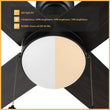 Load image into Gallery viewer, MALTA 52 inch 4 - Blade Ceiling Fan with LED Light &amp; Pull Chain - LEDMyPlace