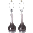 Load image into Gallery viewer, Melati Smoke Gray Ombre Glass Best Table Lamp 28" - Smoke Gray/White (Set of 2) - LEDMyPlace