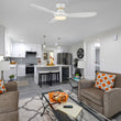 Load image into Gallery viewer, MERTON 52 inch 3 - Blade Smart Ceiling Fan with LED Light &amp; Remote - LEDMyPlace
