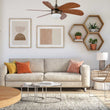 Load image into Gallery viewer, Minimus 38 - inch Indoor Best Smart Ceiling Fan with Light Kit &amp; Wall Control, Works with Alexa/Google Home/Siri - LEDMyPlace
