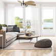 Load image into Gallery viewer, Minimus 38 - inch Indoor Best Smart Ceiling Fan with Light Kit &amp; Wall Control, Works with Alexa/Google Home/Siri - LEDMyPlace