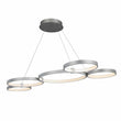 Load image into Gallery viewer, Modern Circular Chandelier, 5 - Light, 92W, 3000K (Warm White), 3677 Lumens, Wheel Chandelier, Dimension: 50.1''x31.6''x110'' - LEDMyPlace