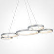 Load image into Gallery viewer, Modern Circular Chandelier, 5 - Light, 92W, 3000K (Warm White), 3677 Lumens, Wheel Chandelier, Dimension: 50.1''x31.6''x110'' - LEDMyPlace