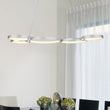 Load image into Gallery viewer, Modern Circular Chandelier, 5 - Light, 92W, 3000K (Warm White), 3677 Lumens, Wheel Chandelier, Dimension: 50.1''x31.6''x110'' - LEDMyPlace