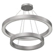 Load image into Gallery viewer, Modern - Double Ring Chandelier With Unique Shade, 115W, 3000K, 5750LM, Dimmable, Pendant Mounting, Aluminum Body Finish - LEDMyPlace
