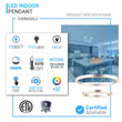 Load image into Gallery viewer, Modern - Double Ring Chandelier With Unique Shade, 115W, 3000K, 5750LM, Dimmable, Pendant Mounting, Aluminum Body Finish - LEDMyPlace
