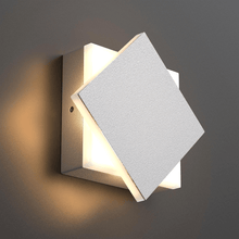 Load image into Gallery viewer, Modern Square LED Wall Sconce, 9W, 3000K, 338LM, CRI: 80+, Dimmable, Dimension: 6.7 x 2.1 x 6.7 Inch - LEDMyPlace