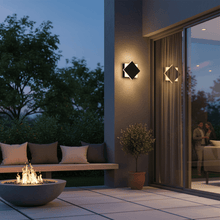 Load image into Gallery viewer, Modern Square LED Wall Sconce, 9W, 3000K, 338LM, CRI: 80+, Dimmable, Dimension: 6.7 x 2.1 x 6.7 Inch - LEDMyPlace