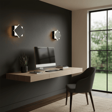 Load image into Gallery viewer, Modern Square LED Wall Sconce, 9W, 3000K, 338LM, CRI: 80+, Dimmable, Dimension: 6.7 x 2.1 x 6.7 Inch - LEDMyPlace