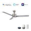 Load image into Gallery viewer, MONTGOMERY 52 inch 3 - Blade Smart Ceiling Fan with LED Light &amp; Remote - LEDMyPlace