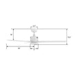 Load image into Gallery viewer, MONTGOMERY 52 inch 3 - Blade Smart Ceiling Fan with LED Light &amp; Remote - LEDMyPlace