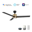 Load image into Gallery viewer, MONTGOMERY 52 inch 3 - Blade Smart Ceiling Fan with LED Light &amp; Remote - LEDMyPlace