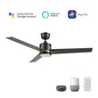 Load image into Gallery viewer, MONTGOMERY 52 inch 3 - Blade Smart Ceiling Fan with LED Light &amp; Remote - LEDMyPlace