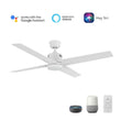 Load image into Gallery viewer, MONTGOMERY 52 inch 4 - Blade Smart Ceiling Fan with LED Light &amp; Remote - LEDMyPlace