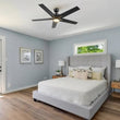 Load image into Gallery viewer, MONTGOMERY 52 inch 5 - Blade Smart Ceiling Fan with LED Light &amp; Remote - LEDMyPlace