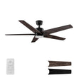 Load image into Gallery viewer, MONTGOMERY 52 inch 5 - Blade Smart Ceiling Fan with LED Light &amp; Remote - LEDMyPlace