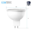 Load image into Gallery viewer, MR16 LED Light Bulbs 6.5W 3000K 500 Lumens Dimmable 120V Damp Location Spotlight Light Bulb - LEDMyPlace
