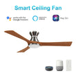 Load image into Gallery viewer, NICOLET 52 inch 3 - Blade Flush Mount Smart Ceiling Fan with LED Light &amp; Remote - LEDMyPlace