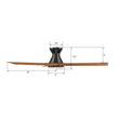 Load image into Gallery viewer, NICOLET 52 inch 3 - Blade Flush Mount Smart Ceiling Fan with LED Light &amp; Remote - LEDMyPlace