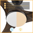 Load image into Gallery viewer, NICOLET 52 inch 3 - Blade Smart Ceiling Fan with Remote &amp;LED Light - LEDMyPlace