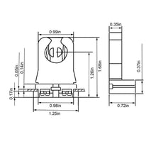 Load image into Gallery viewer, Non Shunted Tombstone Socket - LEDMyPlace